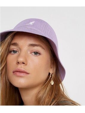 Kangol Lavender Knit Bucket Hat